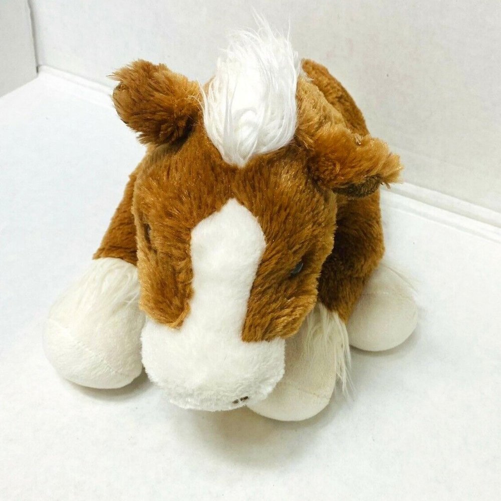 Build a Bear Brown Pawsome Pony Clydesdale Horse